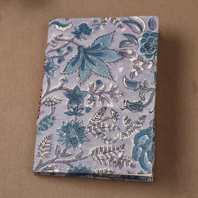 Handmade Paper Notebook in Floral Cover (7 x 5 in) 131