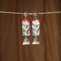 Blue - anaya gs fabart handmade earrings - handcrafted