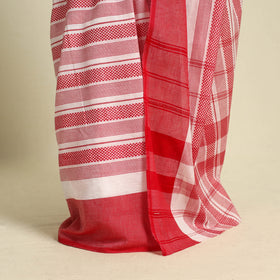 White - handloom cotton phulia jamdani saree 15