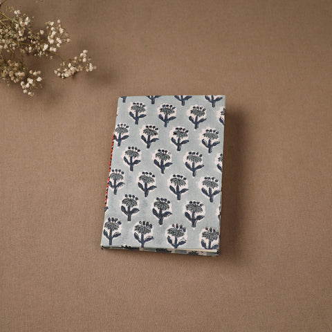 Handmade Paper Notebook in Floral Cover (7 x 5 in) 129