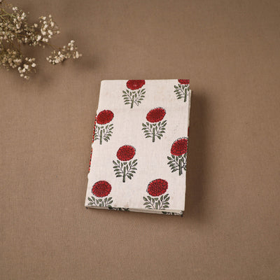 Handmade Paper Notebook in Floral Cover (7 x 5 in) 127
