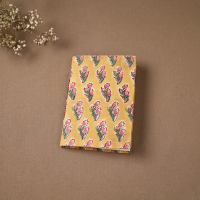 Handmade Paper Notebook in Floral Cover (7 x 5 in) 123