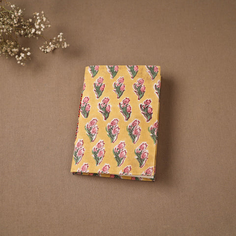 Handmade Paper Notebook in Floral Cover (7 x 5 in) 123
