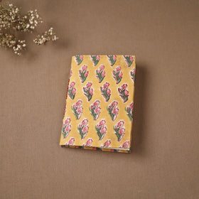 Handmade Paper Notebook in Floral Cover (7 x 5 in) 123