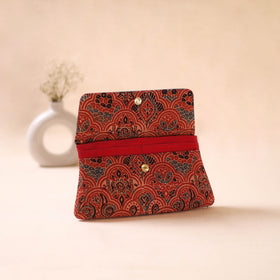Embossed Leather Flap Hand Print Clutch  19