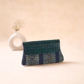 Embossed Leather Flap Hand Print Clutch  20