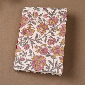 Handmade Paper Notebook in Floral Cover (7 x 5 in) 122
