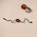 Flower - Handmade Crochet Pearl Work Rakhi 03