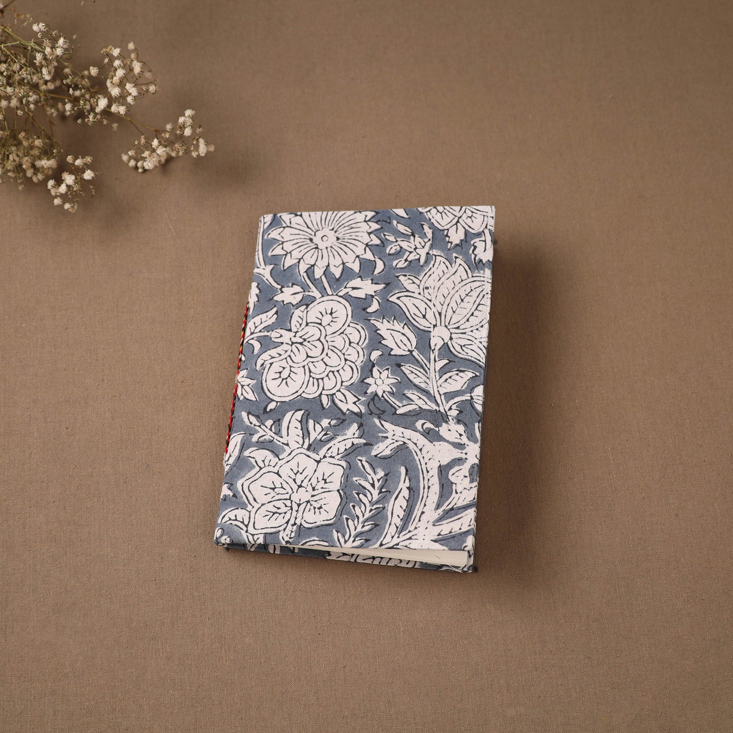 Handmade Paper Notebook in Floral Cover (7 x 5 in) 121