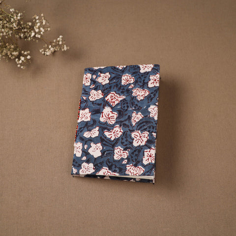 Handmade Paper Notebook in Floral Cover (7 x 5 in) 118