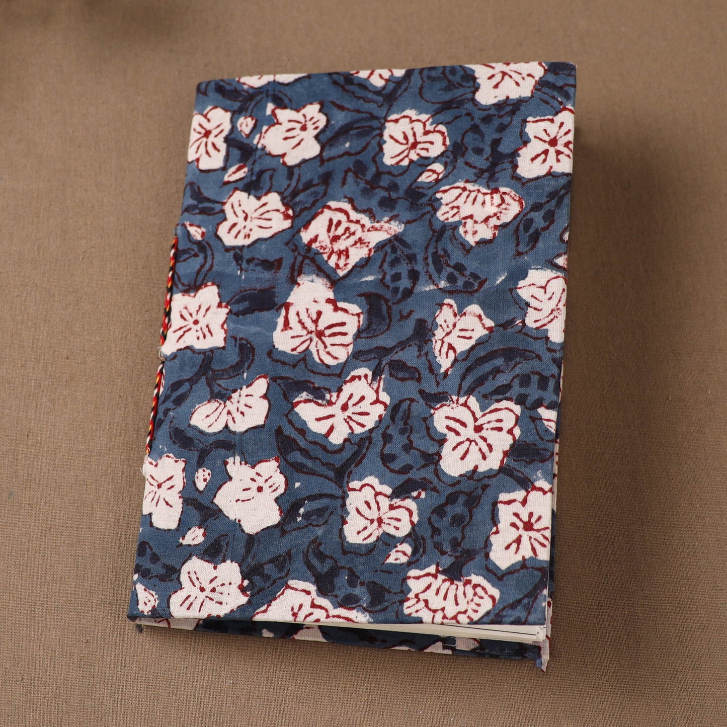 Handmade Paper Notebook in Floral Cover (7 x 5 in) 118