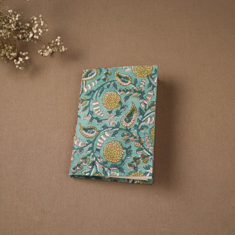 Handmade Paper Notebook in Floral Cover (7 x 5 in) 117