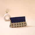 Embossed Leather Flap Hand Print Clutch  22
