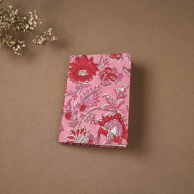 Handmade Paper Notebook in Floral Cover (7 x 5 in) 116