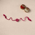 Flower - Handmade Crochet Pearl Work Rakhi 08