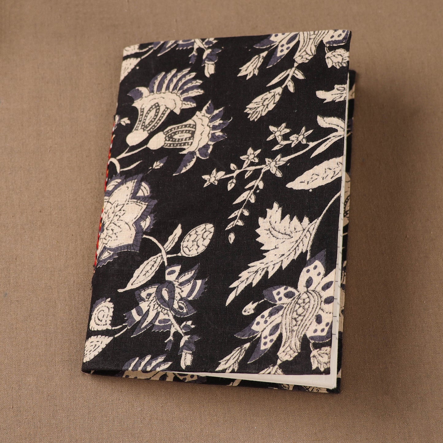 Handmade Paper Notebook in Floral Cover (7 x 5 in) 115