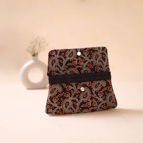 Embossed Leather Flap Hand Print Clutch  24