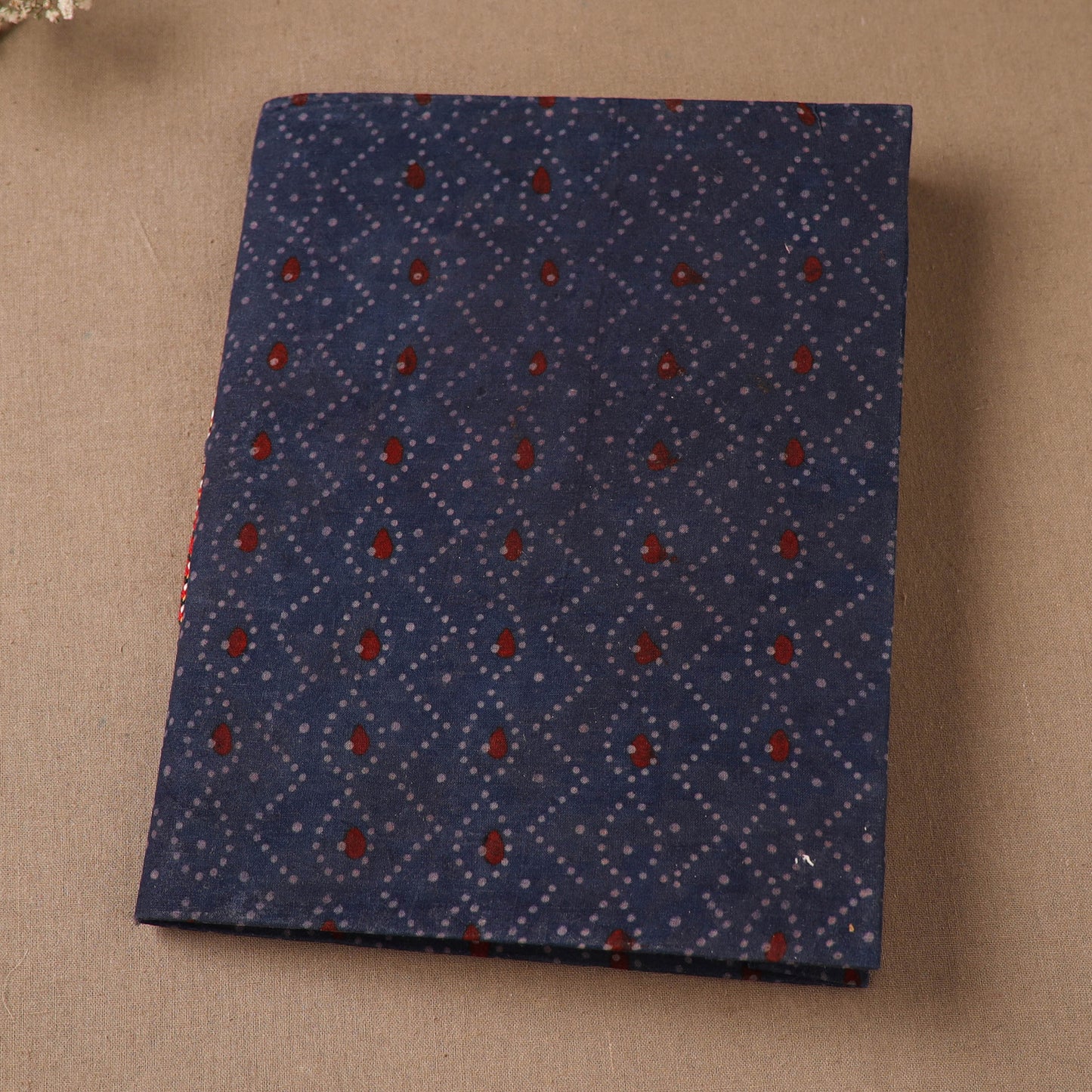 Handmade Paper Notebook in Ajrakh Cover (9 x 7 in) 53