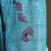 Blue Handloom Cotton Bengal Kantha Work Stole