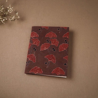 Handmade Paper Notebook in Ajrakh Cover (9 x 7 in) 58