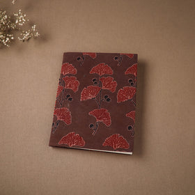 Handmade Paper Notebook in Ajrakh Cover (9 x 7 in) 58
