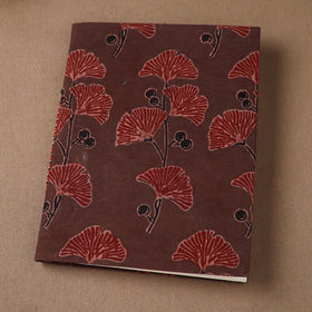 Handmade Paper Notebook in Ajrakh Cover (9 x 7 in) 58