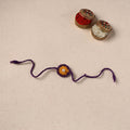 Flower - Handmade Crochet Pearl Work Rakhi 18