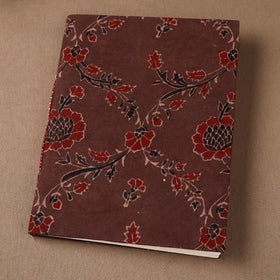 Handmade Paper Notebook in Ajrakh Cover (9 x 7 in) 59