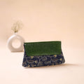 Embossed Leather Flap Hand Print Clutch  27