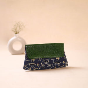 Embossed Leather Flap Hand Print Clutch  27