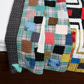 Multicolor - tagai patchwork quilt / gudri / blanket (90 x