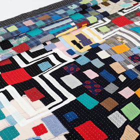 Multicolor - tagai patchwork quilt / gudri / blanket (90 x