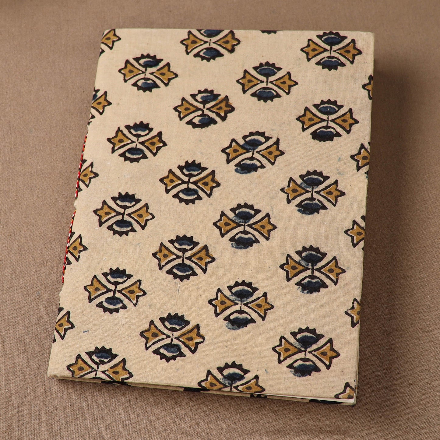 Handmade Paper Notebook in Ajrakh Cover (9 x 7 in) 64
