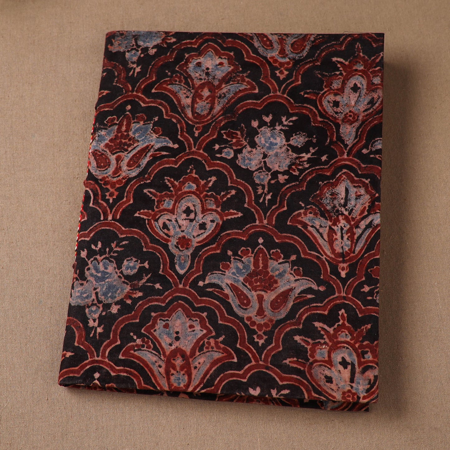 Handmade Paper Notebook in Ajrakh Cover (9 x 7 in) 67