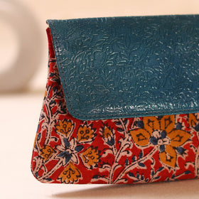 Embossed Leather Flap Hand Print Clutch  30