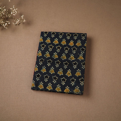 Blue - Handmade Paper Notebook in Ajrakh Cover (9 x 7 in) 69