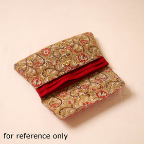 Embossed Leather Flap Hand Print Clutch  16
