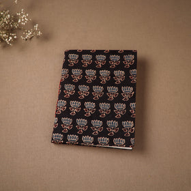 Handmade Paper Notebook in Ajrakh Cover (9 x 7 in) 71