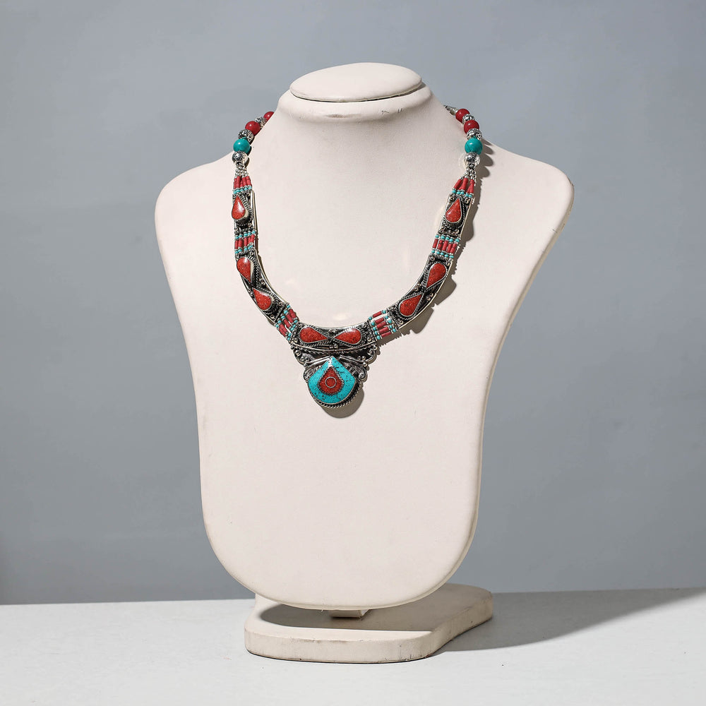 tibetan beadwork necklace