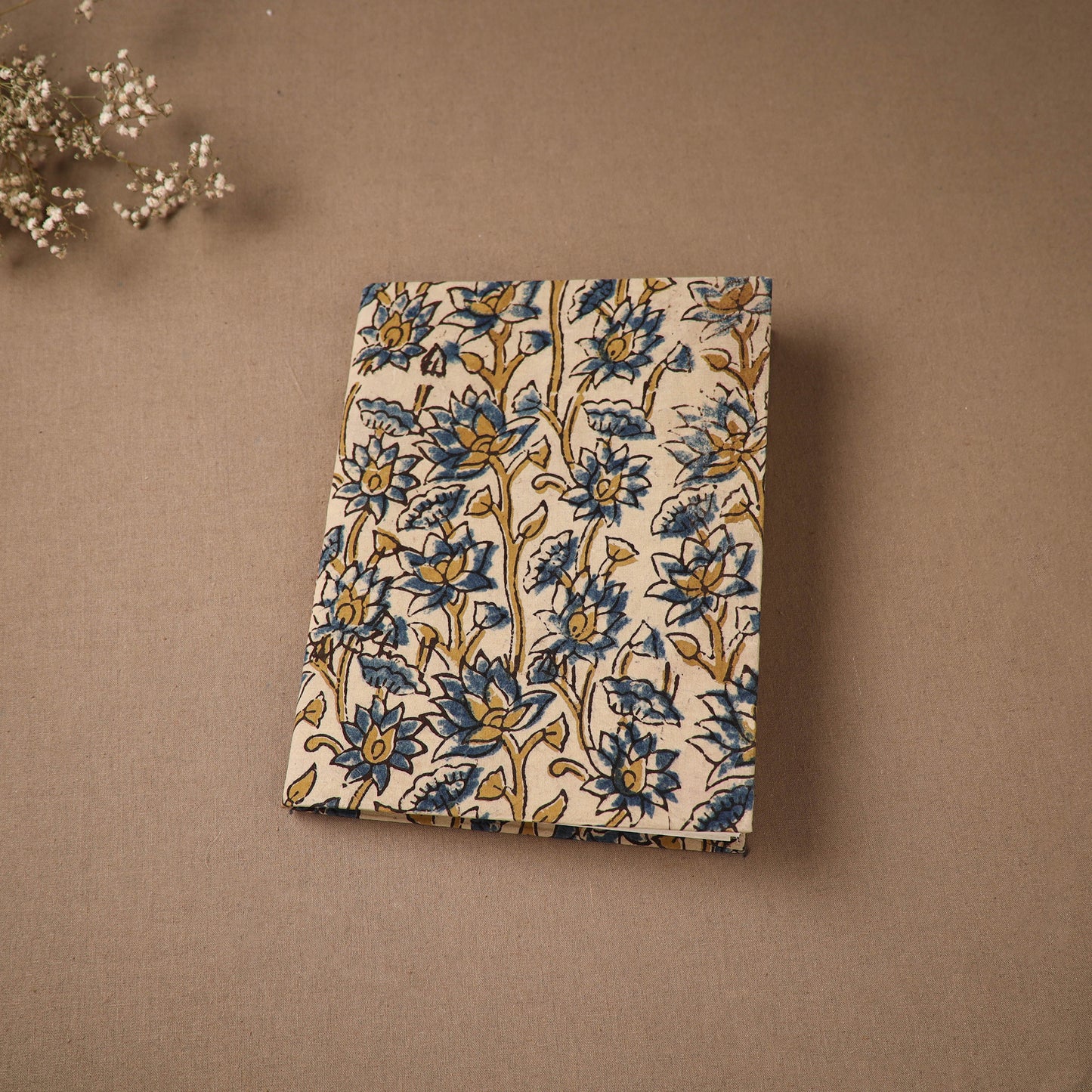 Handmade Paper Notebook in Ajrakh Cover (9 x 7 in) 72
