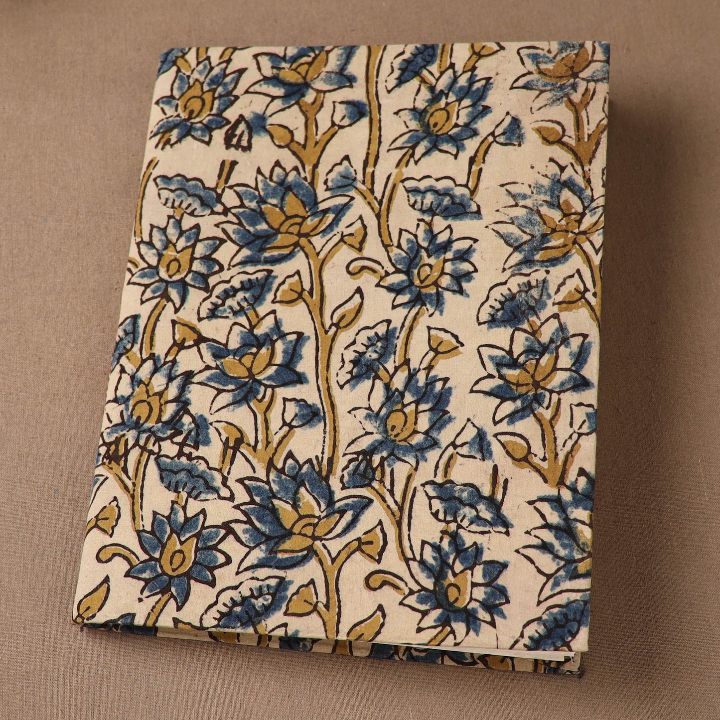 Handmade Paper Notebook in Ajrakh Cover (9 x 7 in) 72