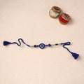 Flower - Handmade Patwa Thread & Mirror Work Rakhi 01