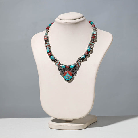 tibetan beadwork necklace