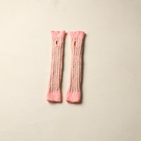 Pink - Kumaun Hand Knitted Woolen Hand Warmer 106