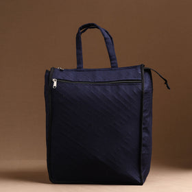 Blue Handcrafted Cotton Shopping Bag 01