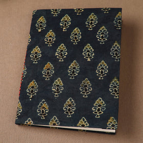 Handmade Paper Notebook in Ajrakh Cover (9 x 7 in) 78