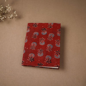Handmade Paper Notebook in Ajrakh Cover (9 x 7 in) 82