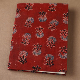 Handmade Paper Notebook in Ajrakh Cover (9 x 7 in) 82
