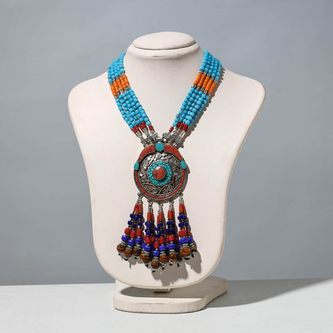 tibetan beadwork necklace