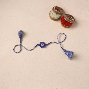 Handmade Bead Work Evil Eye Rakhi 10